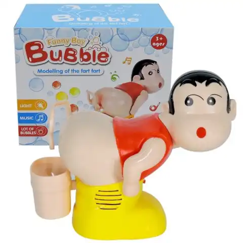 Bubble Fart Bubble Blower - Guy Blowing Bubbles From His Farts