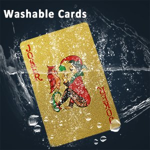24k Gold Foil Playing Poker