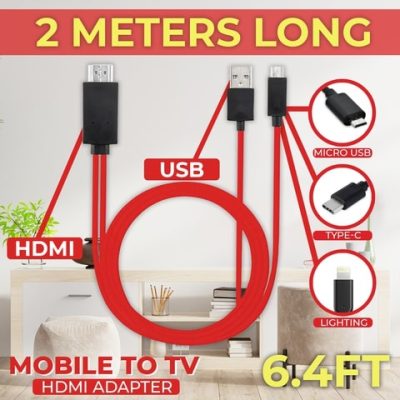 Mobile to TV HDMI Adapter