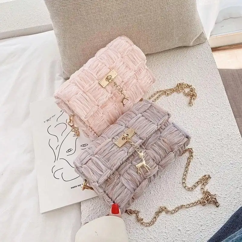 Flowery Chiffon Ribbon Handbag DIY Kit - Image 2