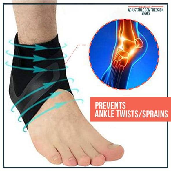 MediAnkle Adjustable Compression Brace - Image 3