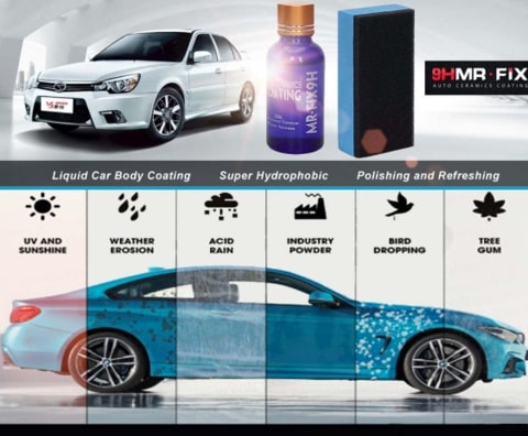 9H Super Ceramic Car Coating