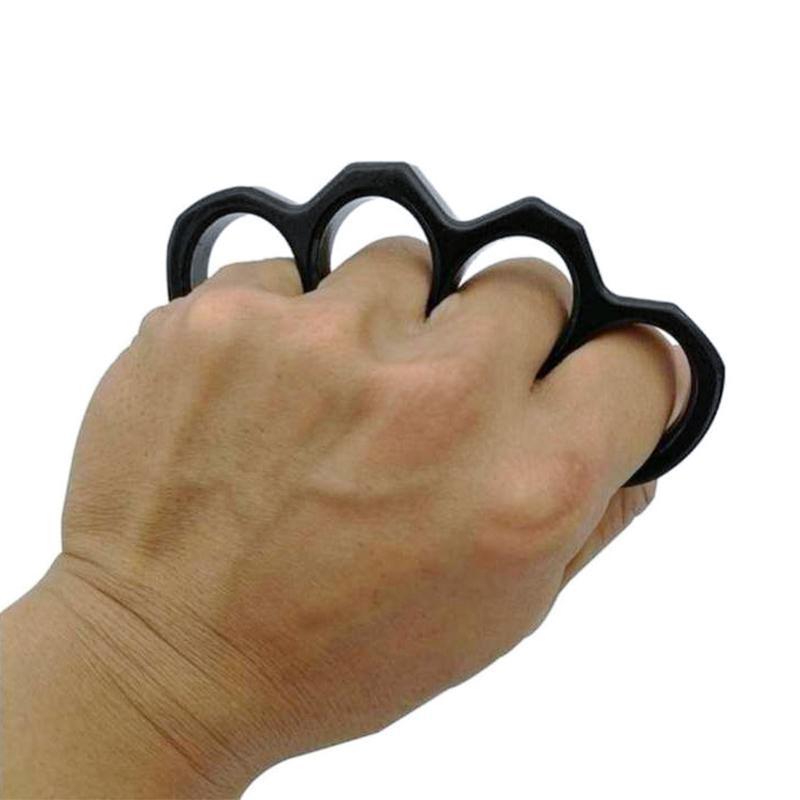 Metal Knuckles Self-defense Finger Fist Buckle Gloves - Image 3
