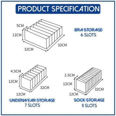 MeshGrid Underwear Storage Organizer