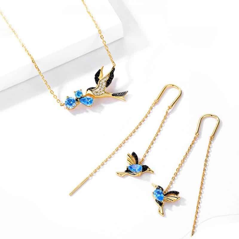 Women Fashion Swallow Necklace - Image 4