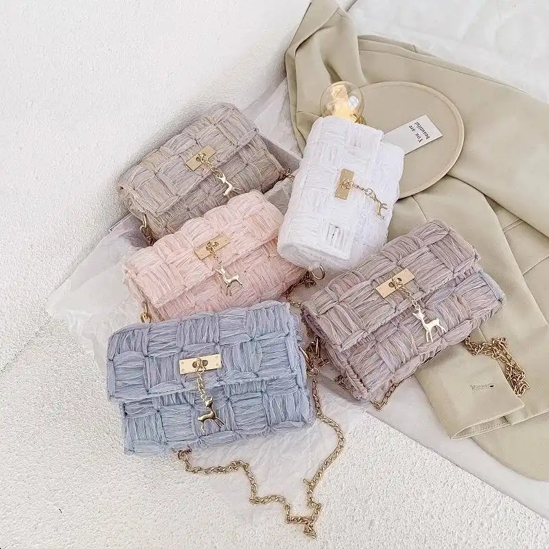 Flowery Chiffon Ribbon Handbag DIY Kit - Image 5