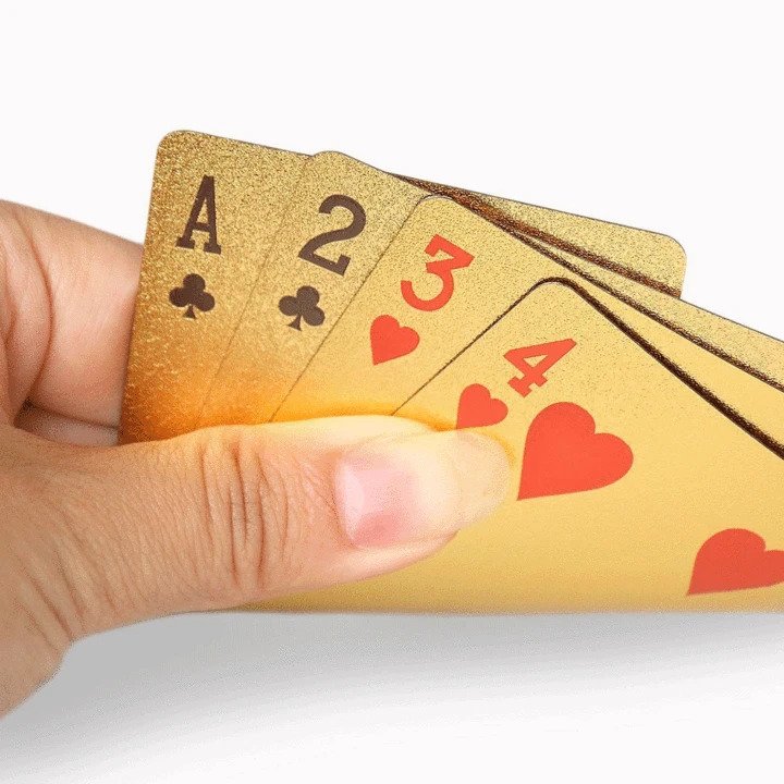 24k Gold Foil Playing Poker - Image 6