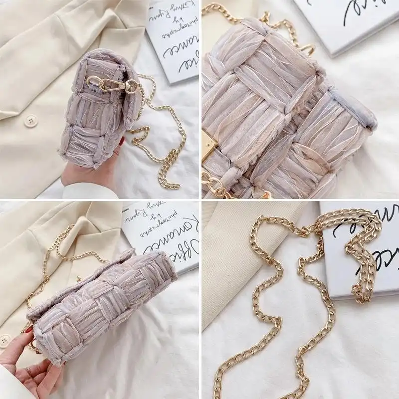 Flowery Chiffon Ribbon Handbag DIY Kit - Image 6