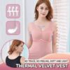 Velvet Thermal Lace Sleeveless Inner Wear