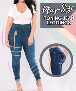 Plus Size Toning Jeans Leggings