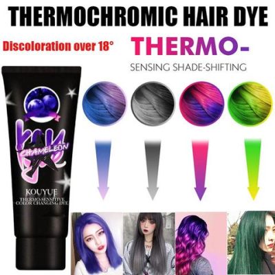 Thermochromic Color Changing Hair Dye