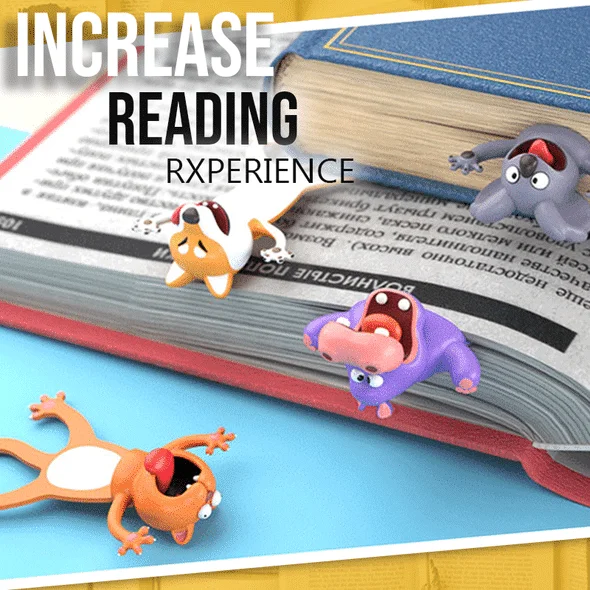 3D Fun Animal Stuck Book Mark