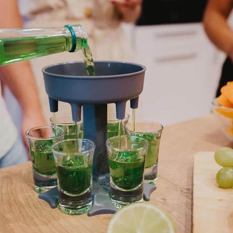 6 Shot Glass Dispenser and Holder - Image 2