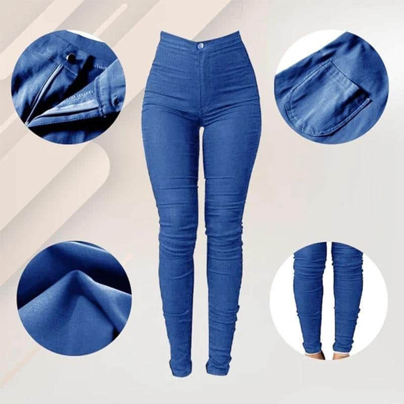 High-Rise Stretch Plus Size Jeans - Image 2