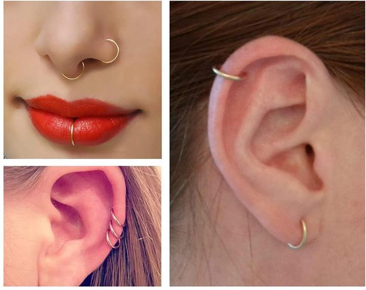 Non-Piercing Septum Hoop - Image 2