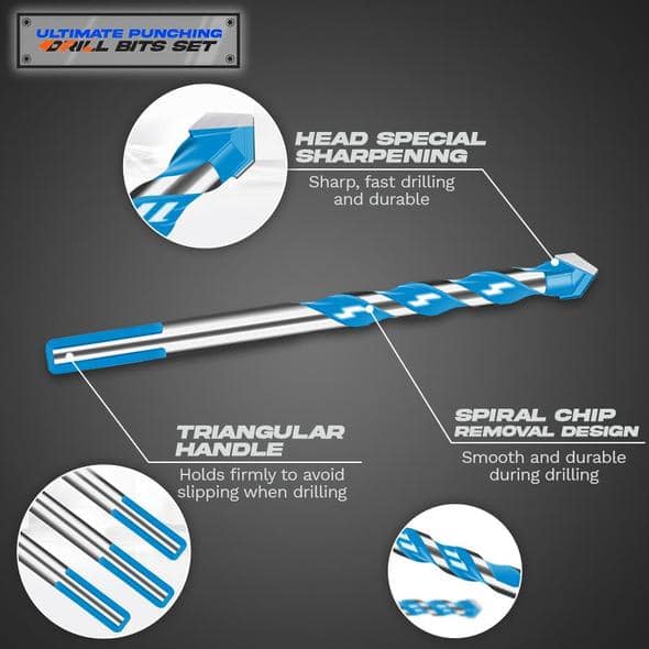 Ultimate Punching Drill Bits Set (5pcs) - Image 2