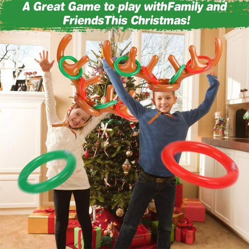 Christmas Reindeer Antler Ring Toss Game - Image 2
