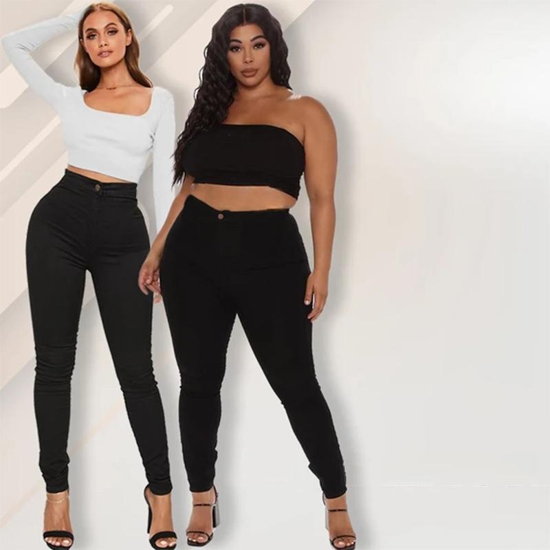 High-Rise Stretch Plus Size Jeans - Image 3