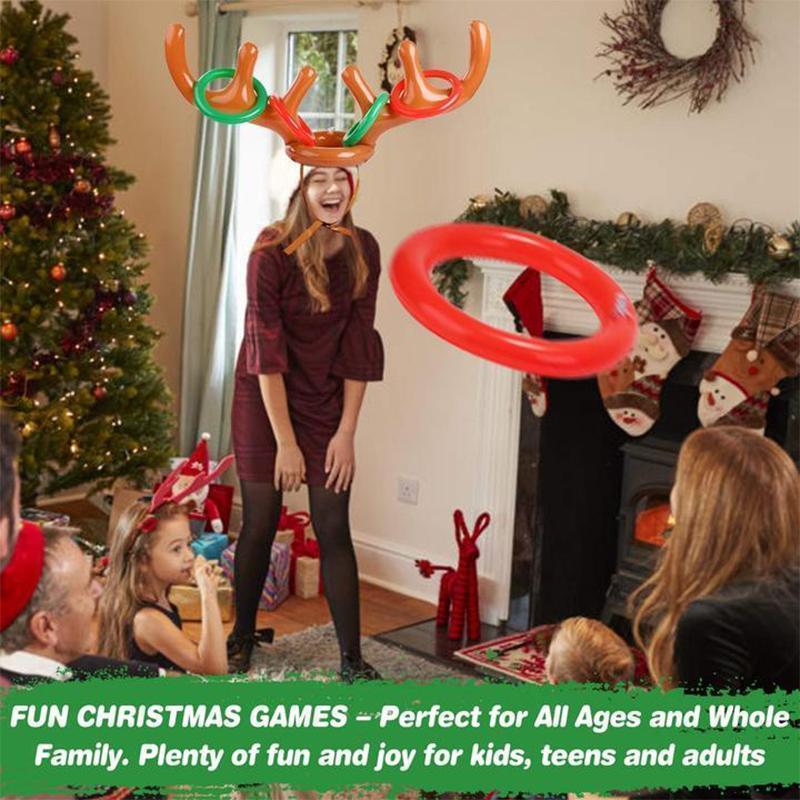 Christmas Reindeer Antler Ring Toss Game - Image 3