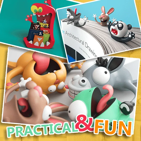 3D Fun Animal Stuck Book Mark - Image 4