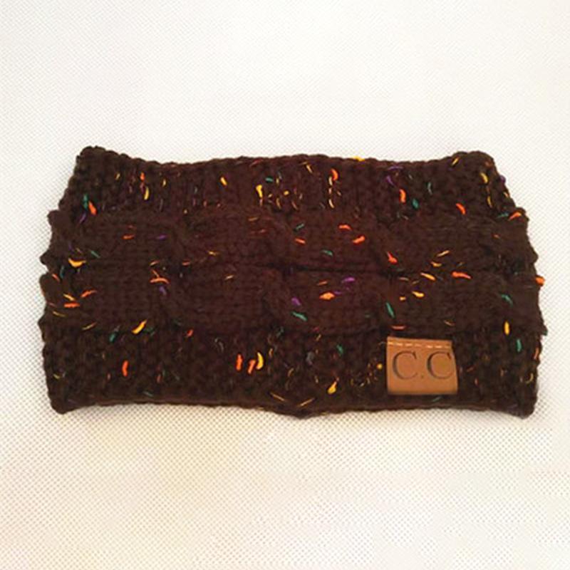 Colorful Knitted Crochet Twist Headband - Image 4