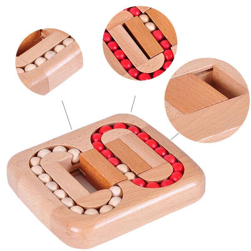 Wood Puzzles Mazes Game Toy - Image 4