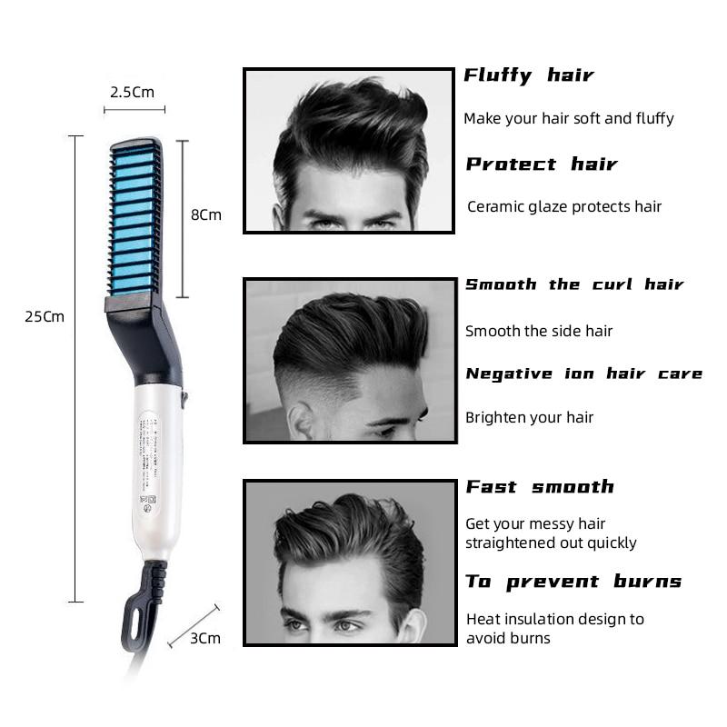 Multifunctional Hair Comb Beard Straightener - Image 5