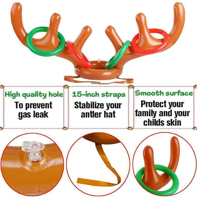 Christmas Reindeer Antler Ring Toss Game - Image 5