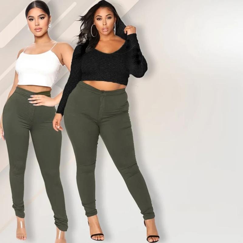 High-Rise Stretch Plus Size Jeans - Image 5