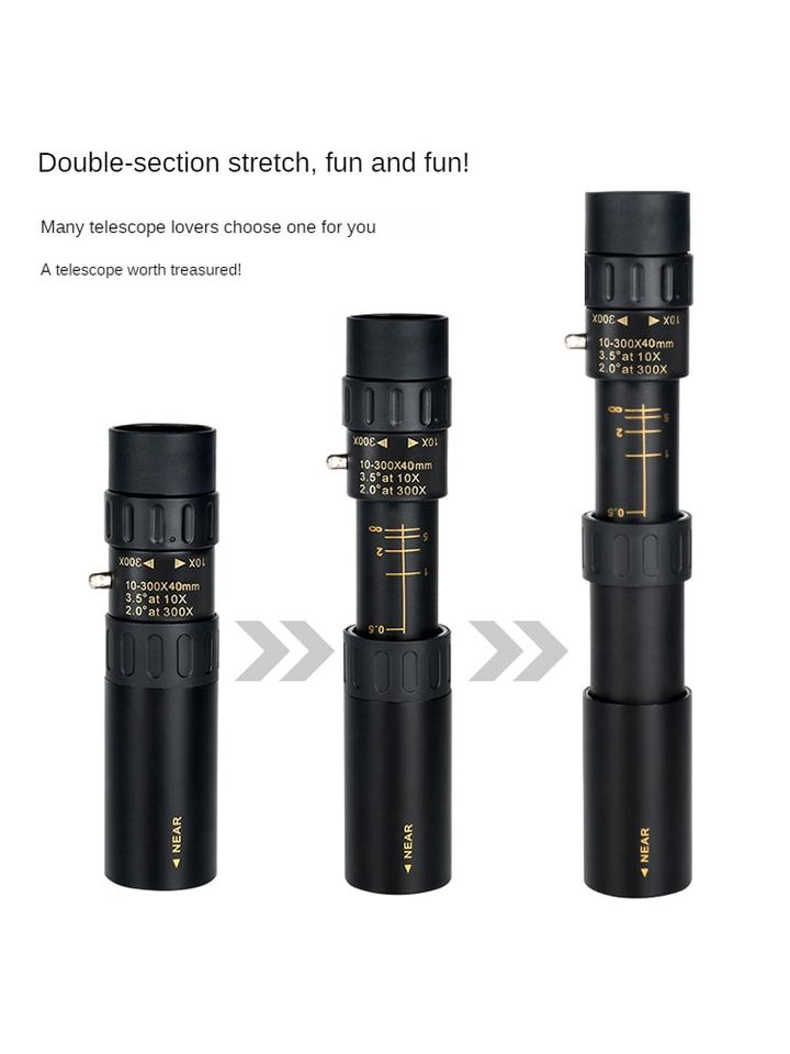4K 10-300X40mm super telephoto zoom monocular telescope - Image 4
