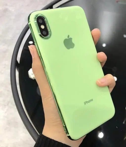 Luxury Electroplated Bumper Glossy Cover With Logo for iphone - Image 6