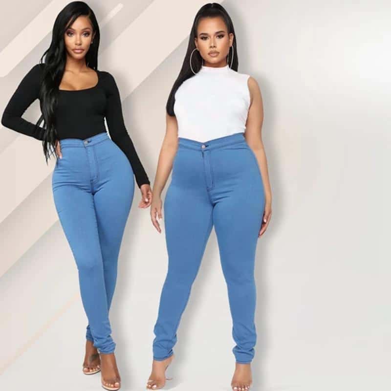 High-Rise Stretch Plus Size Jeans - Image 6