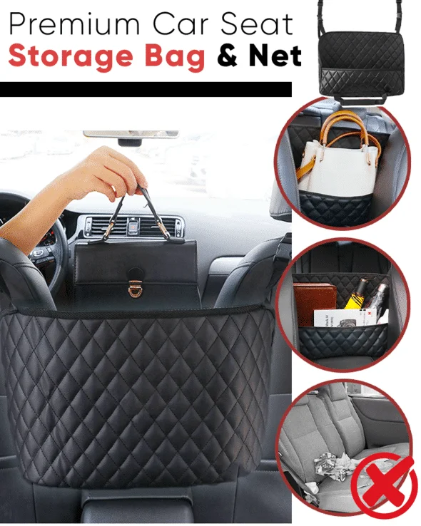 Premium Car Seat Storage Bag & Net - Image 6