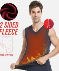 Dual Side Fleece V neck Vest