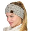 Colorful Knitted Crochet Twist Headband