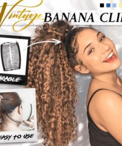 Vintage Banana Hair Clip