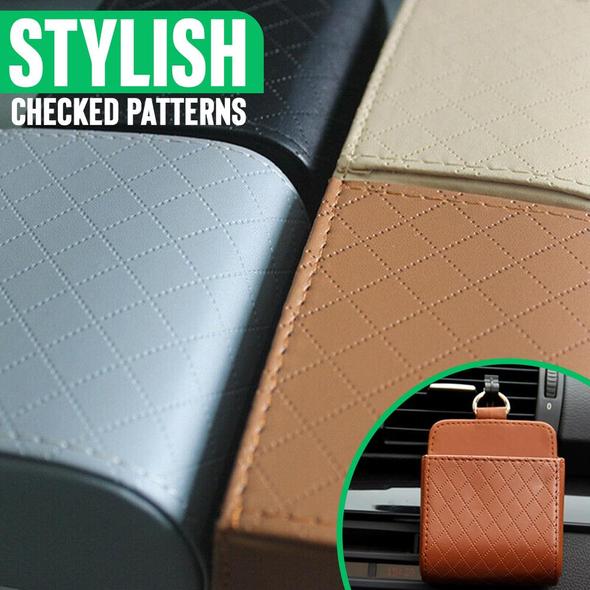 Car Leather Storage Basket - Image 3