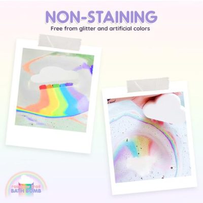 Rainbow Trail Bath Bomb
