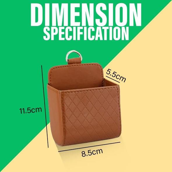 Car Leather Storage Basket - Image 6