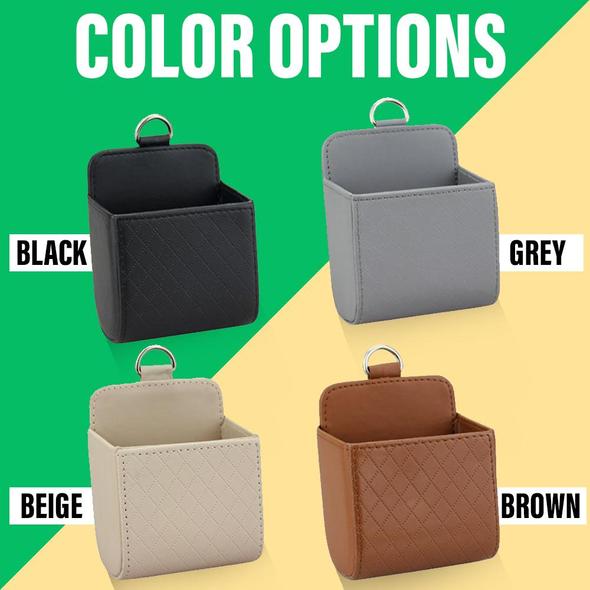 Car Leather Storage Basket - Image 7