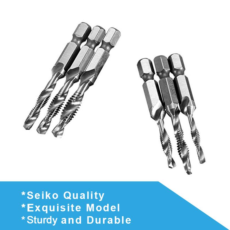 Metric Tap Drill Bits 6PCS (M3 - M10) - Image 7