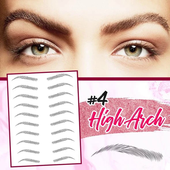 4D Hair-Like Eyebrows Stamp (10 pairs) - Image 14