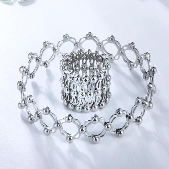 Ms.Sercet 2 in 1 Love Ring and Bracelet - Image 2
