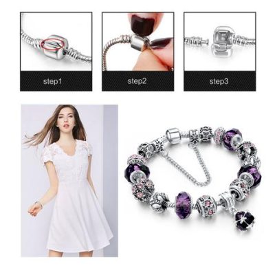 Amethyst Crystal Birthstones Bracelet,birthstone bracelets,accutron bracelet,adjustable paracord bracelet,hwlf bracelet