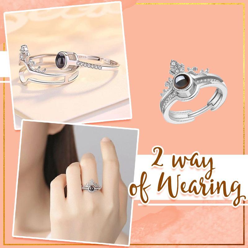 Ms.Sercet 2 in 1 Love Ring and Bracelet - Image 4