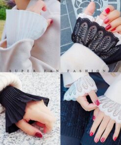 4PCS Exquisite faux wrist sleeves