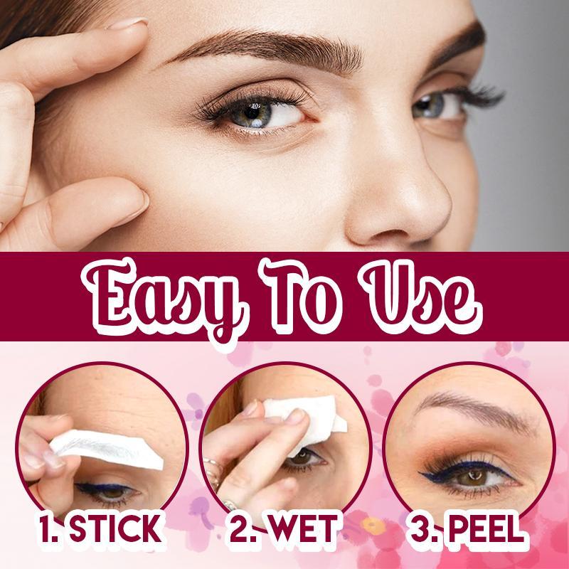 4D Hair-Like Eyebrows Stamp (10 pairs) - Image 5