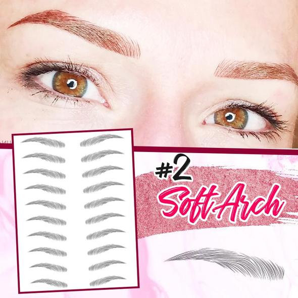 4D Hair-Like Eyebrows Stamp (10 pairs) - Image 8