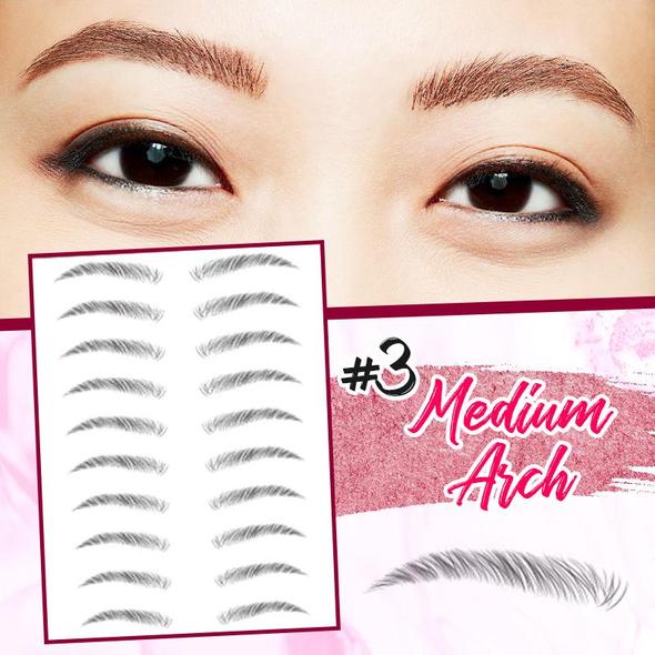 4D Hair-Like Eyebrows Stamp (10 pairs) - Image 9