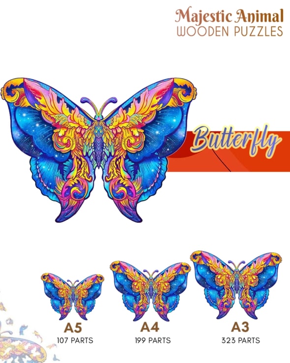 Majestic Animal Wooden Puzzles - Image 6